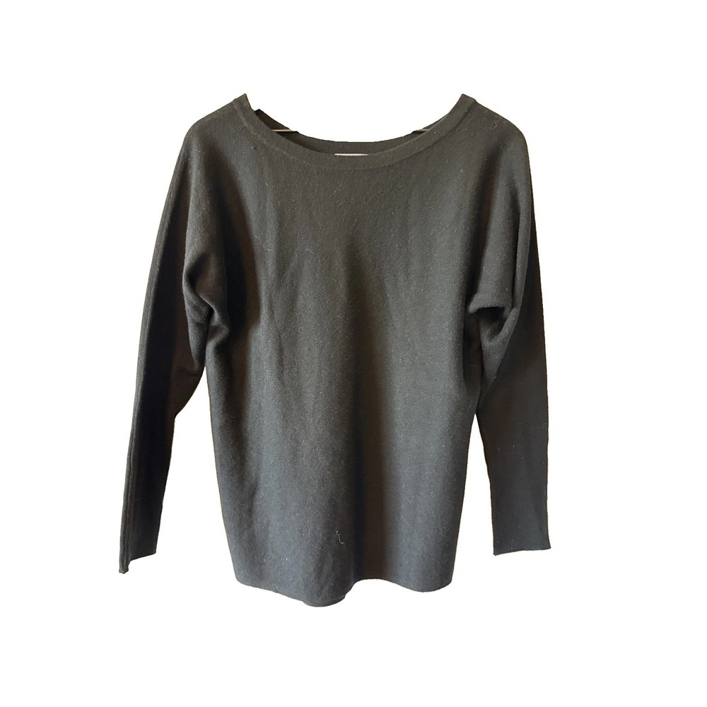 Vince Black Wool Cashmere Blend Crew Neck Pullover Sweater XS V077074174